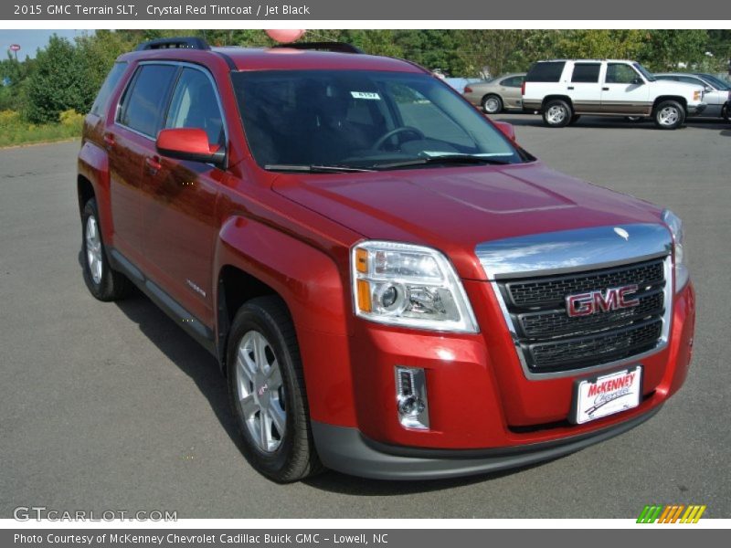 Crystal Red Tintcoat / Jet Black 2015 GMC Terrain SLT