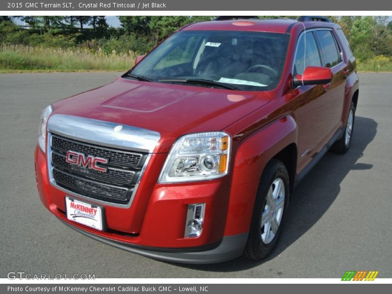 Crystal Red Tintcoat / Jet Black 2015 GMC Terrain SLT