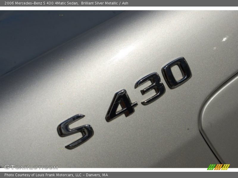 Brilliant Silver Metallic / Ash 2006 Mercedes-Benz S 430 4Matic Sedan