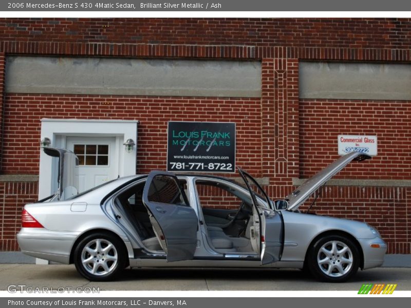 Brilliant Silver Metallic / Ash 2006 Mercedes-Benz S 430 4Matic Sedan