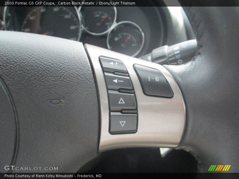 Carbon Black Metallic / Ebony/Light Titanium 2009 Pontiac G6 GXP Coupe