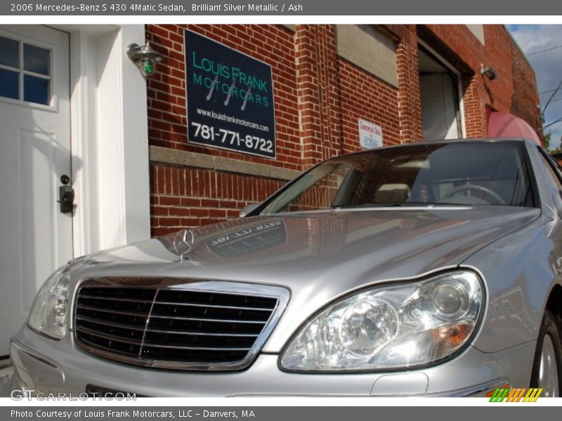 Brilliant Silver Metallic / Ash 2006 Mercedes-Benz S 430 4Matic Sedan