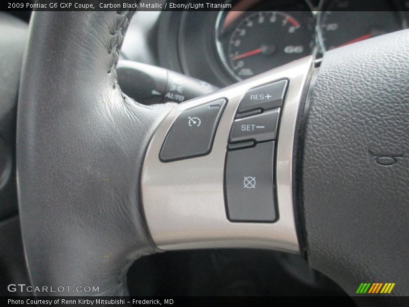 Carbon Black Metallic / Ebony/Light Titanium 2009 Pontiac G6 GXP Coupe