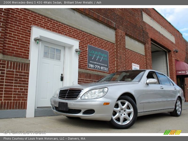 Brilliant Silver Metallic / Ash 2006 Mercedes-Benz S 430 4Matic Sedan