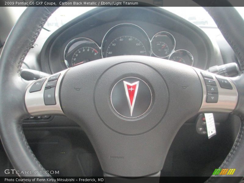 Carbon Black Metallic / Ebony/Light Titanium 2009 Pontiac G6 GXP Coupe