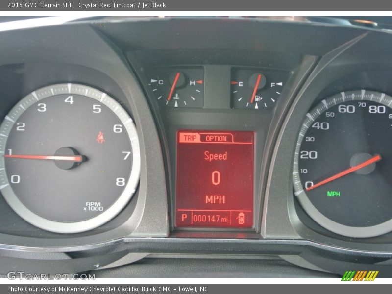 Crystal Red Tintcoat / Jet Black 2015 GMC Terrain SLT