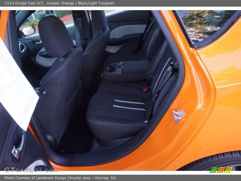 Header Orange / Black/Light Tungsten 2014 Dodge Dart SXT