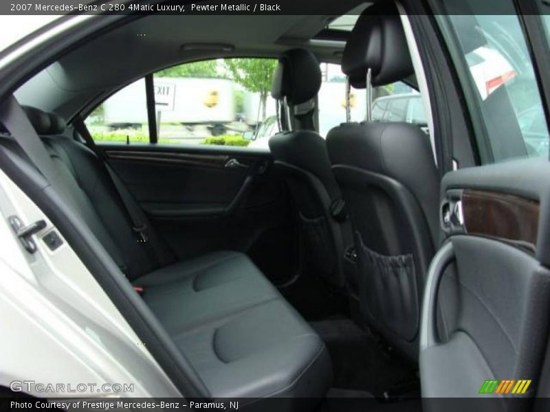 Pewter Metallic / Black 2007 Mercedes-Benz C 280 4Matic Luxury