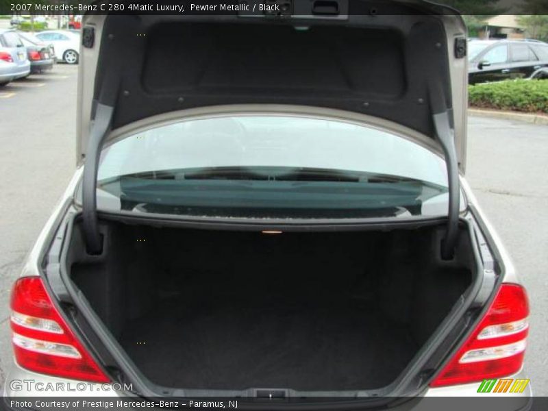 Pewter Metallic / Black 2007 Mercedes-Benz C 280 4Matic Luxury