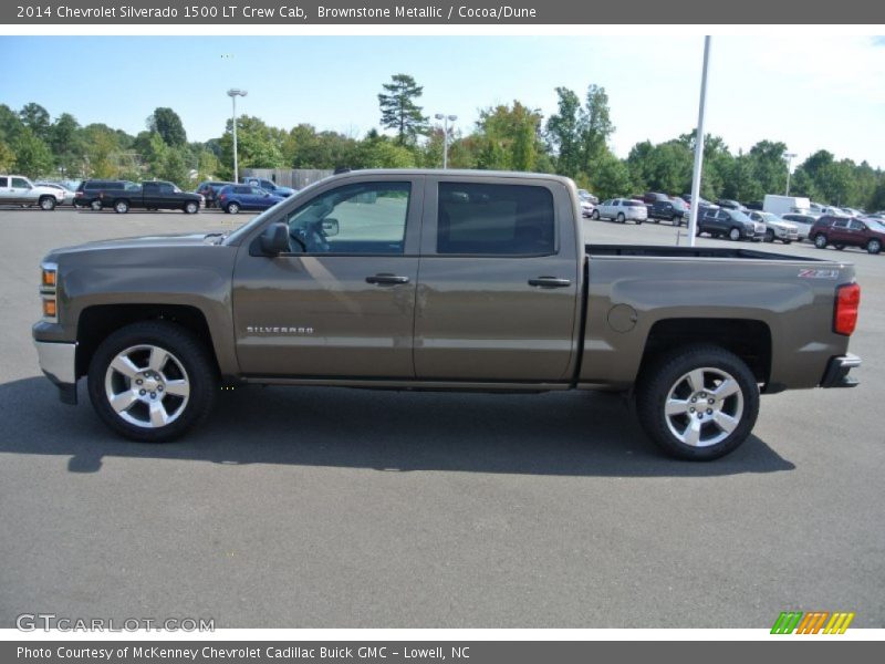 Brownstone Metallic / Cocoa/Dune 2014 Chevrolet Silverado 1500 LT Crew Cab