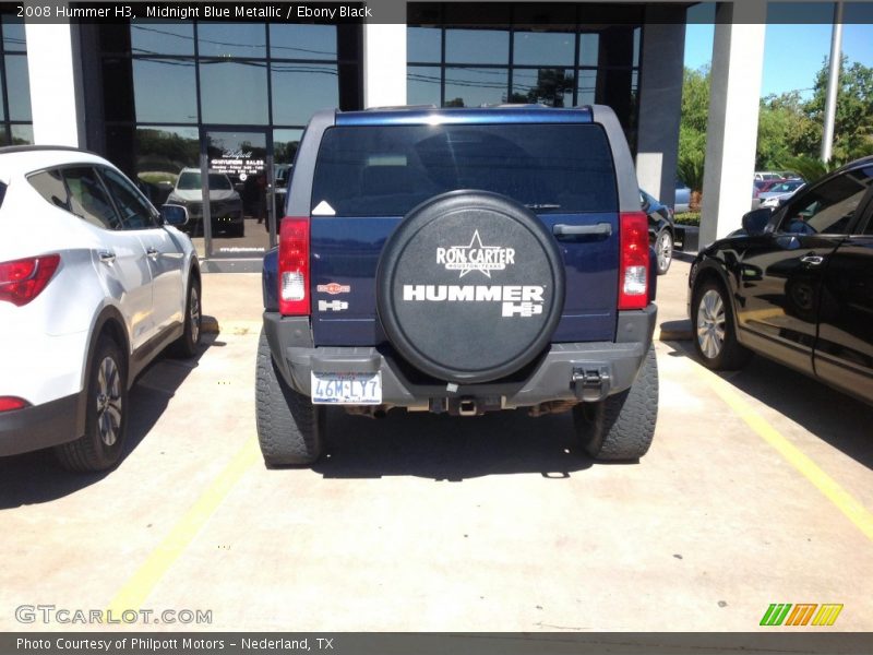 Midnight Blue Metallic / Ebony Black 2008 Hummer H3