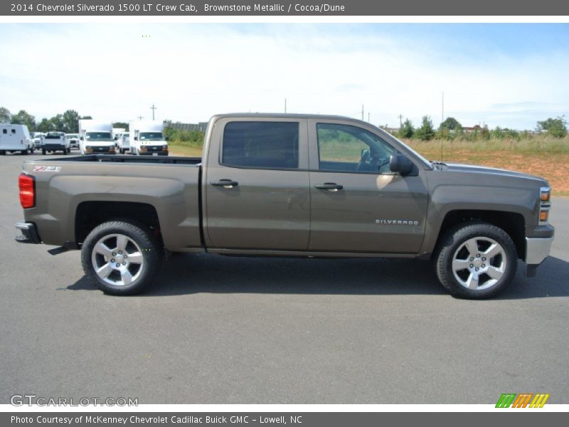 Brownstone Metallic / Cocoa/Dune 2014 Chevrolet Silverado 1500 LT Crew Cab