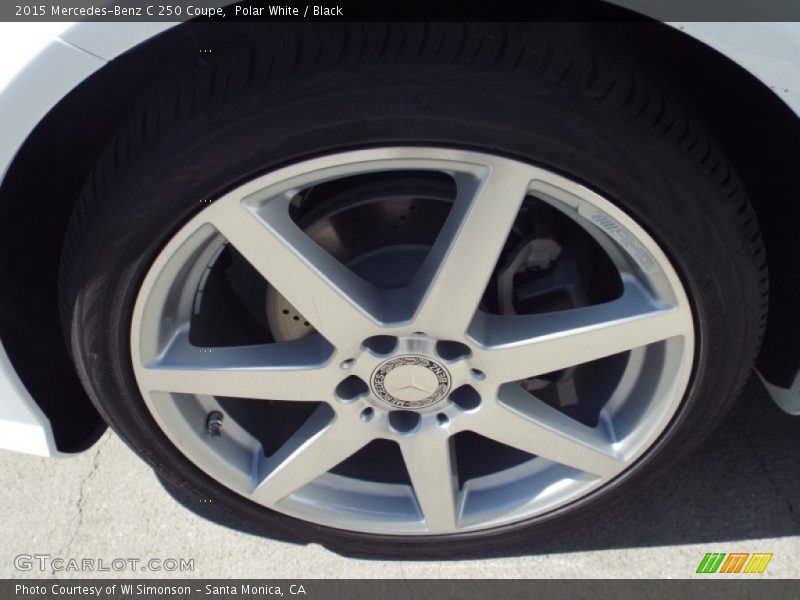 Polar White / Black 2015 Mercedes-Benz C 250 Coupe