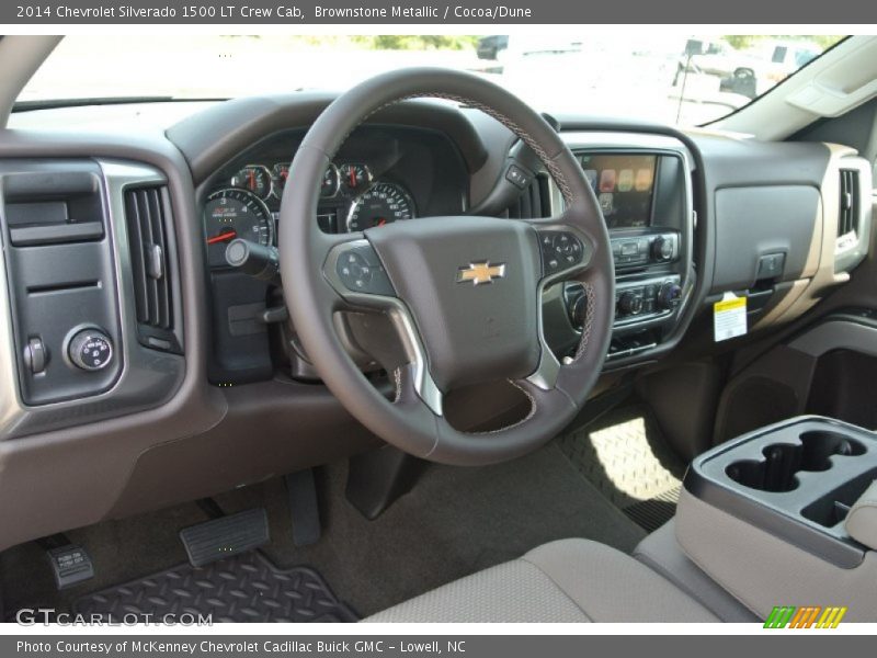 Brownstone Metallic / Cocoa/Dune 2014 Chevrolet Silverado 1500 LT Crew Cab