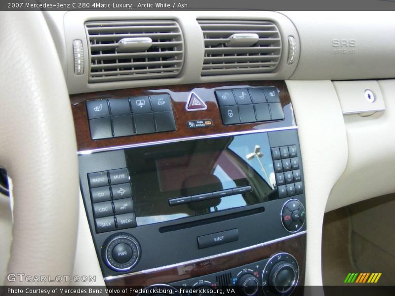 Arctic White / Ash 2007 Mercedes-Benz C 280 4Matic Luxury