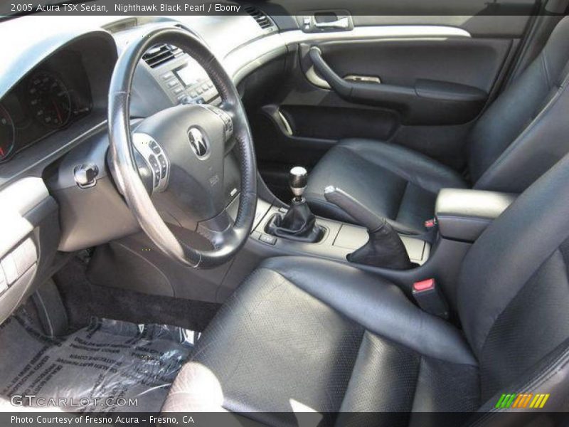 Nighthawk Black Pearl / Ebony 2005 Acura TSX Sedan