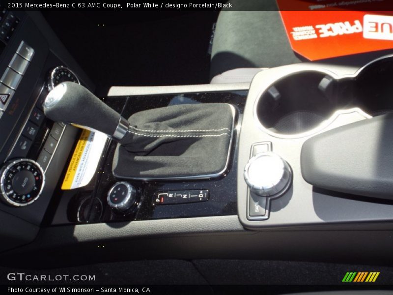 Polar White / designo Porcelain/Black 2015 Mercedes-Benz C 63 AMG Coupe