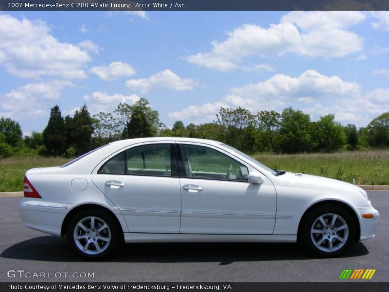 Arctic White / Ash 2007 Mercedes-Benz C 280 4Matic Luxury