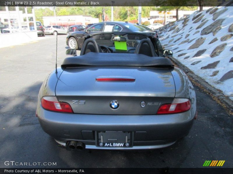 Steel Grey Metallic / Black 2001 BMW Z3 2.5i Roadster