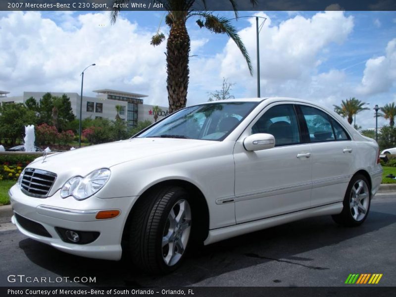 Arctic White / Ash 2007 Mercedes-Benz C 230 Sport