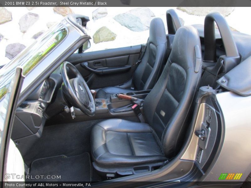 Steel Grey Metallic / Black 2001 BMW Z3 2.5i Roadster