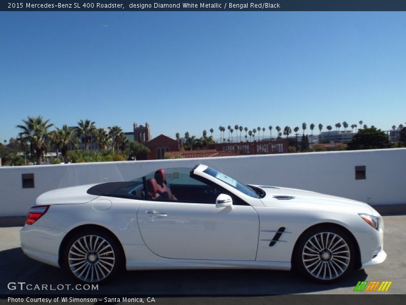  2015 SL 400 Roadster designo Diamond White Metallic