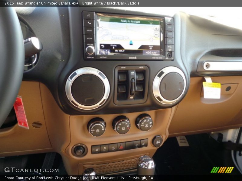 Controls of 2015 Wrangler Unlimited Sahara 4x4