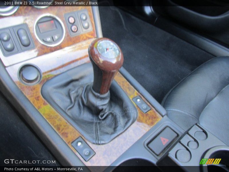 Steel Grey Metallic / Black 2001 BMW Z3 2.5i Roadster