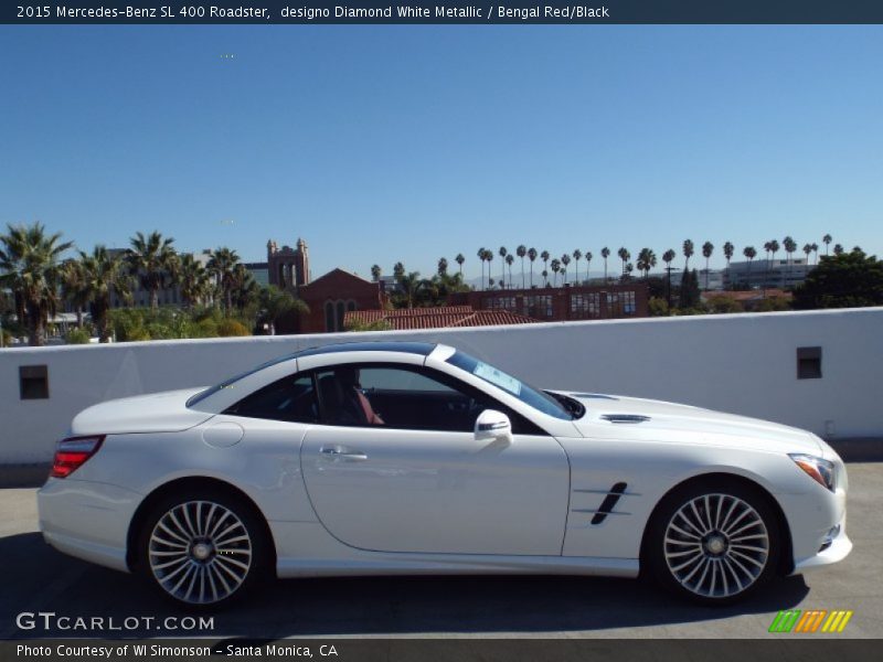  2015 SL 400 Roadster designo Diamond White Metallic