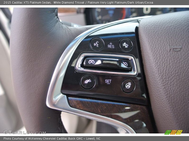 Controls of 2015 XTS Platinum Sedan