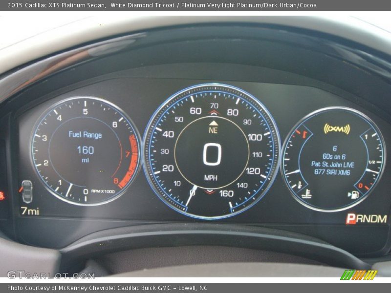  2015 XTS Platinum Sedan Platinum Sedan Gauges