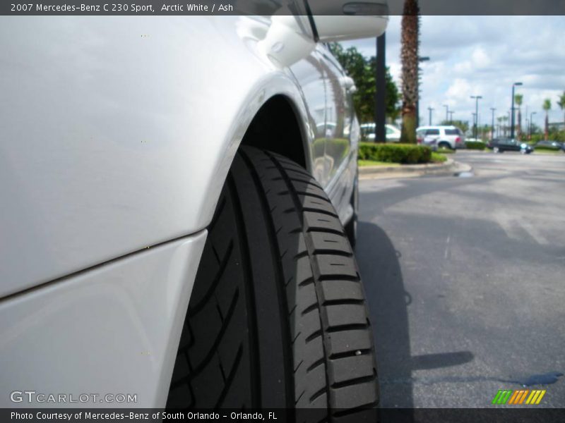 Arctic White / Ash 2007 Mercedes-Benz C 230 Sport