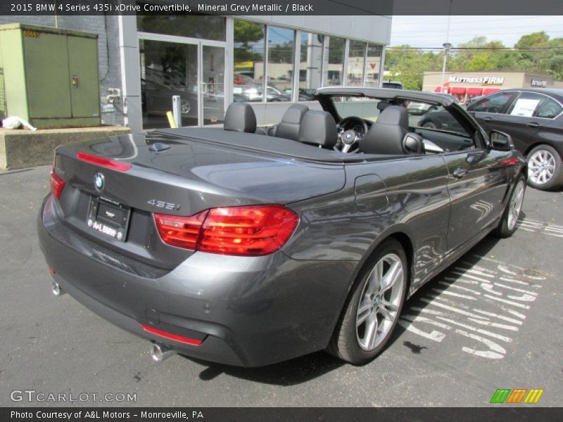 Mineral Grey Metallic / Black 2015 BMW 4 Series 435i xDrive Convertible