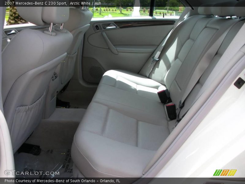 Arctic White / Ash 2007 Mercedes-Benz C 230 Sport