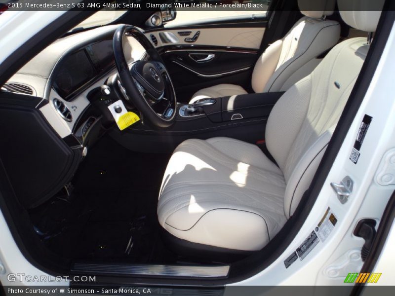  2015 S 63 AMG 4Matic Sedan Porcelain/Black Interior