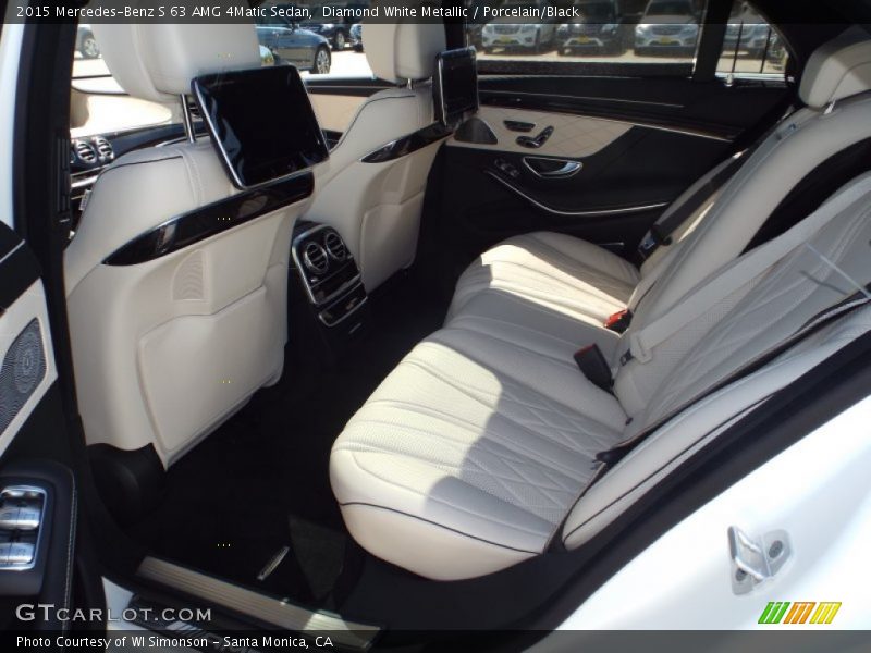Rear Seat of 2015 S 63 AMG 4Matic Sedan