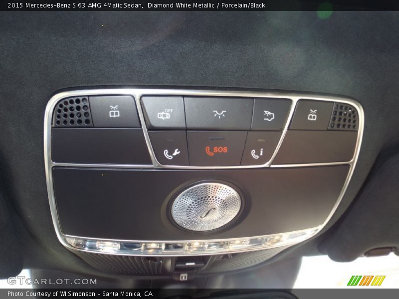 Controls of 2015 S 63 AMG 4Matic Sedan