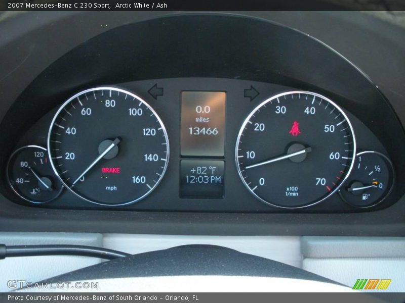 Arctic White / Ash 2007 Mercedes-Benz C 230 Sport