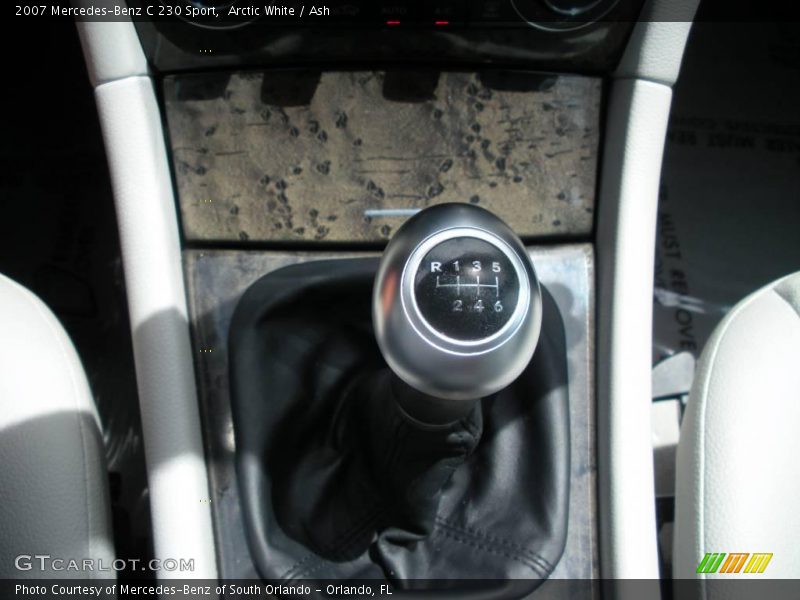 Arctic White / Ash 2007 Mercedes-Benz C 230 Sport