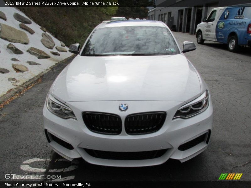 Alpine White / Black 2015 BMW 2 Series M235i xDrive Coupe