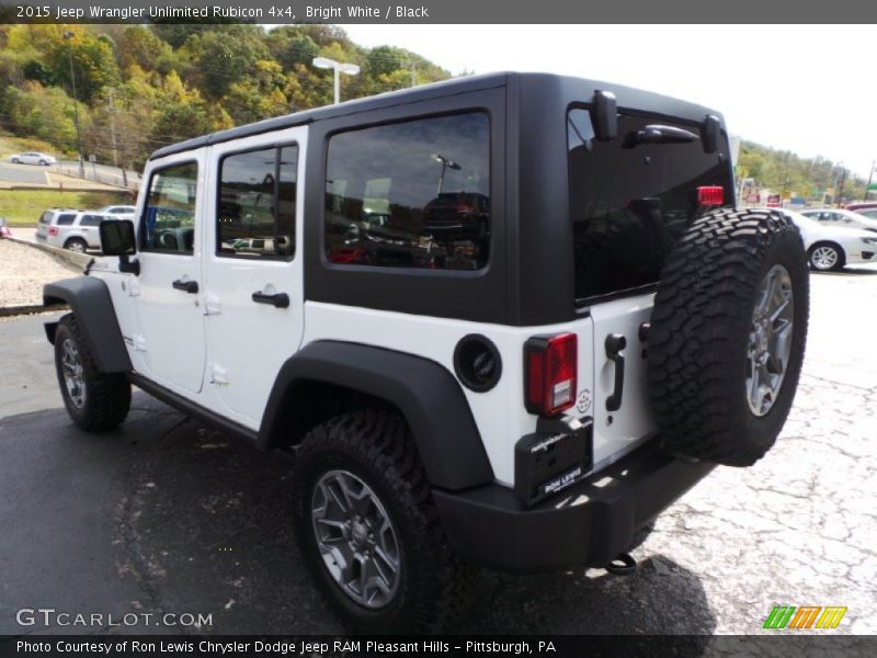 Bright White / Black 2015 Jeep Wrangler Unlimited Rubicon 4x4