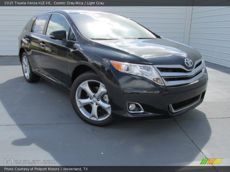 Cosmic Gray Mica / Light Gray 2015 Toyota Venza XLE V6