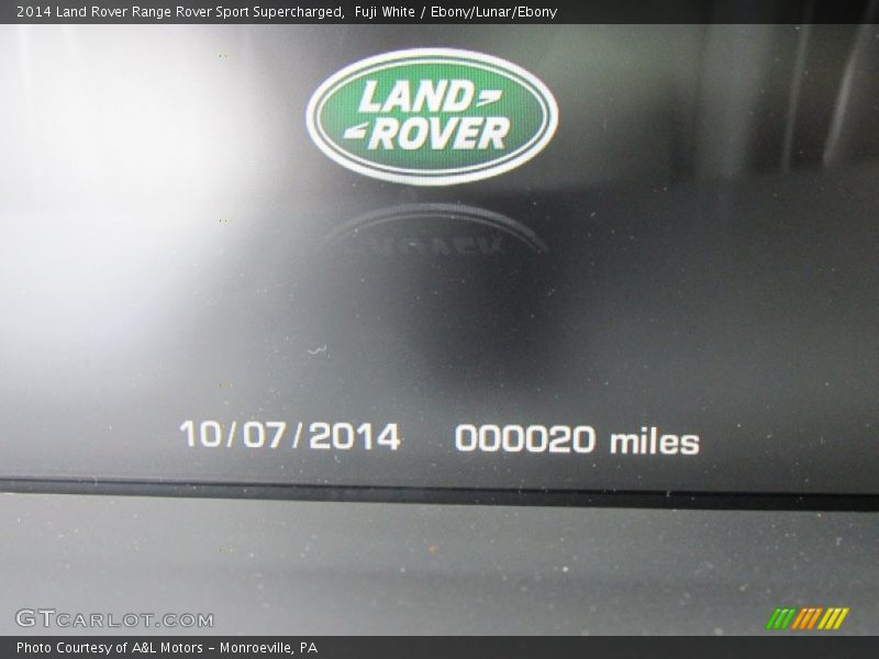 Fuji White / Ebony/Lunar/Ebony 2014 Land Rover Range Rover Sport Supercharged