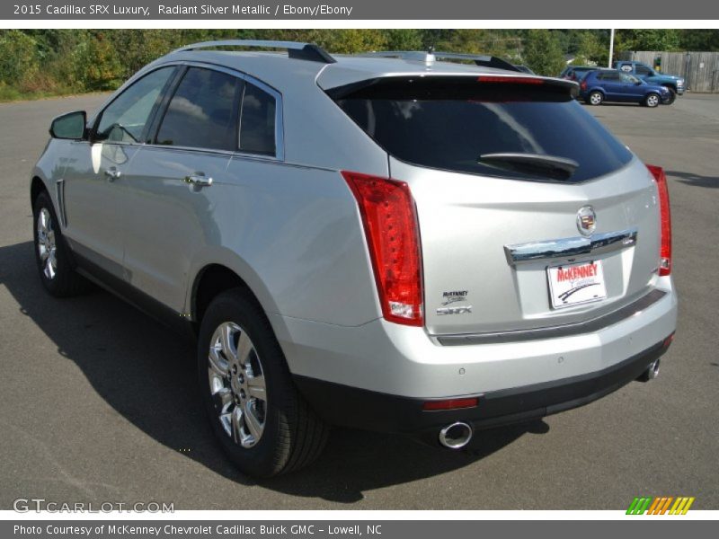 Radiant Silver Metallic / Ebony/Ebony 2015 Cadillac SRX Luxury
