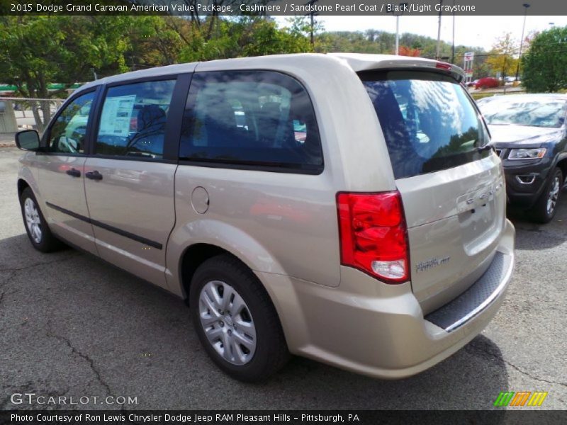  2015 Grand Caravan American Value Package Cashmere / Sandstone Pearl Coat