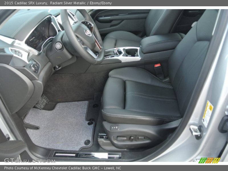 Radiant Silver Metallic / Ebony/Ebony 2015 Cadillac SRX Luxury
