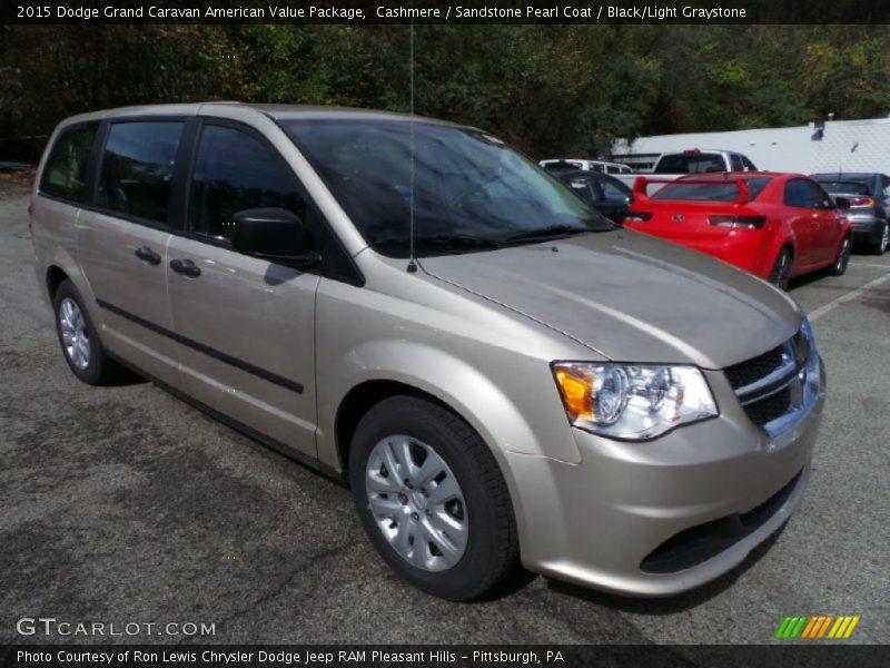 Front 3/4 View of 2015 Grand Caravan American Value Package