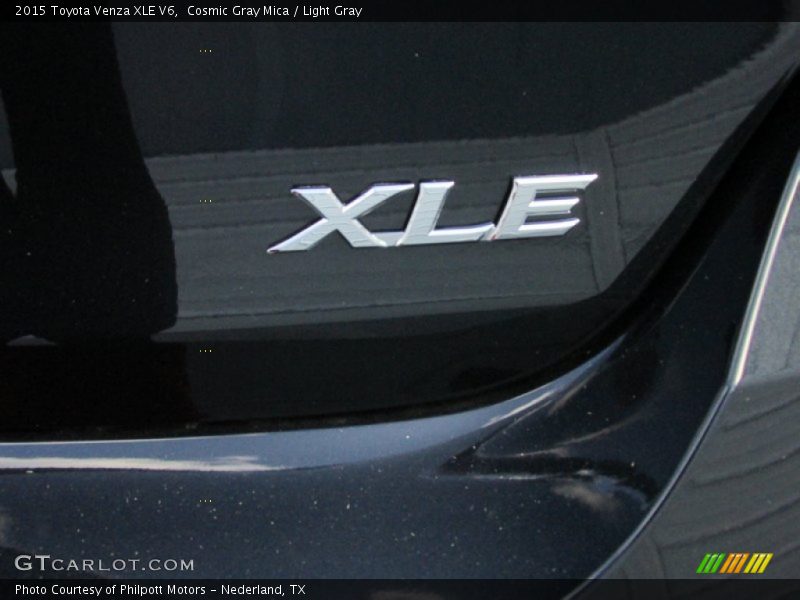 Cosmic Gray Mica / Light Gray 2015 Toyota Venza XLE V6