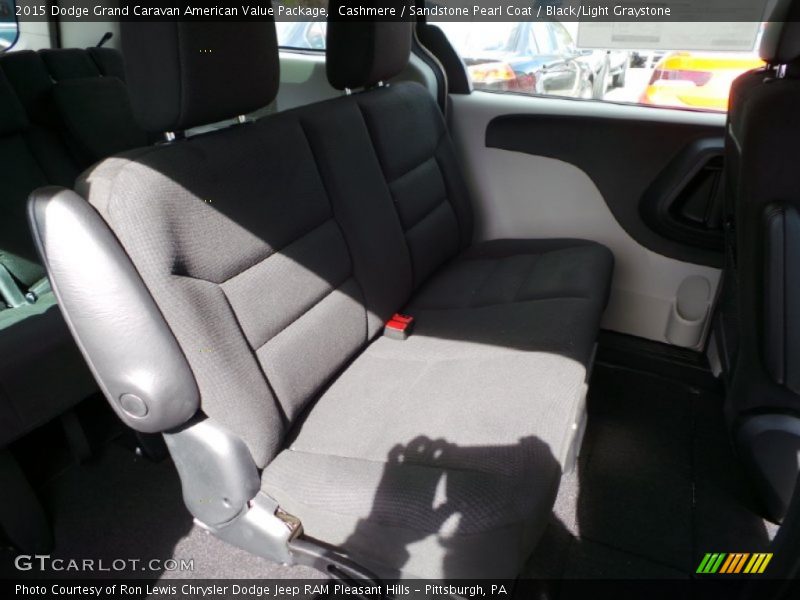Cashmere / Sandstone Pearl Coat / Black/Light Graystone 2015 Dodge Grand Caravan American Value Package