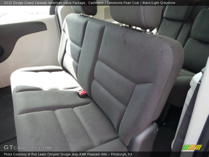 Cashmere / Sandstone Pearl Coat / Black/Light Graystone 2015 Dodge Grand Caravan American Value Package